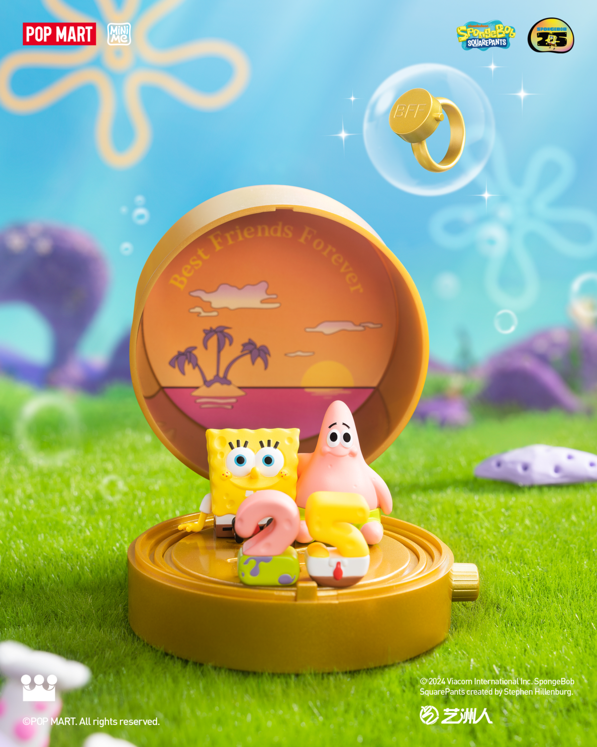 POP MART SpongeBob SquarePants Carnival Anniversary Series Scene Sets - Bild 5