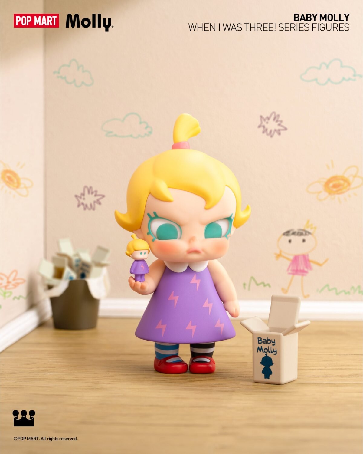 POP MART Baby Molly When I was Three！Series Figures - Bild 12