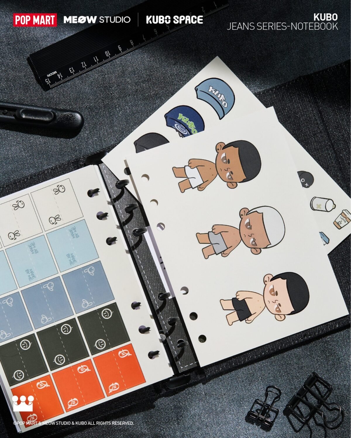 POP MART Kubo Jeans Series - Notebook - Bild 1