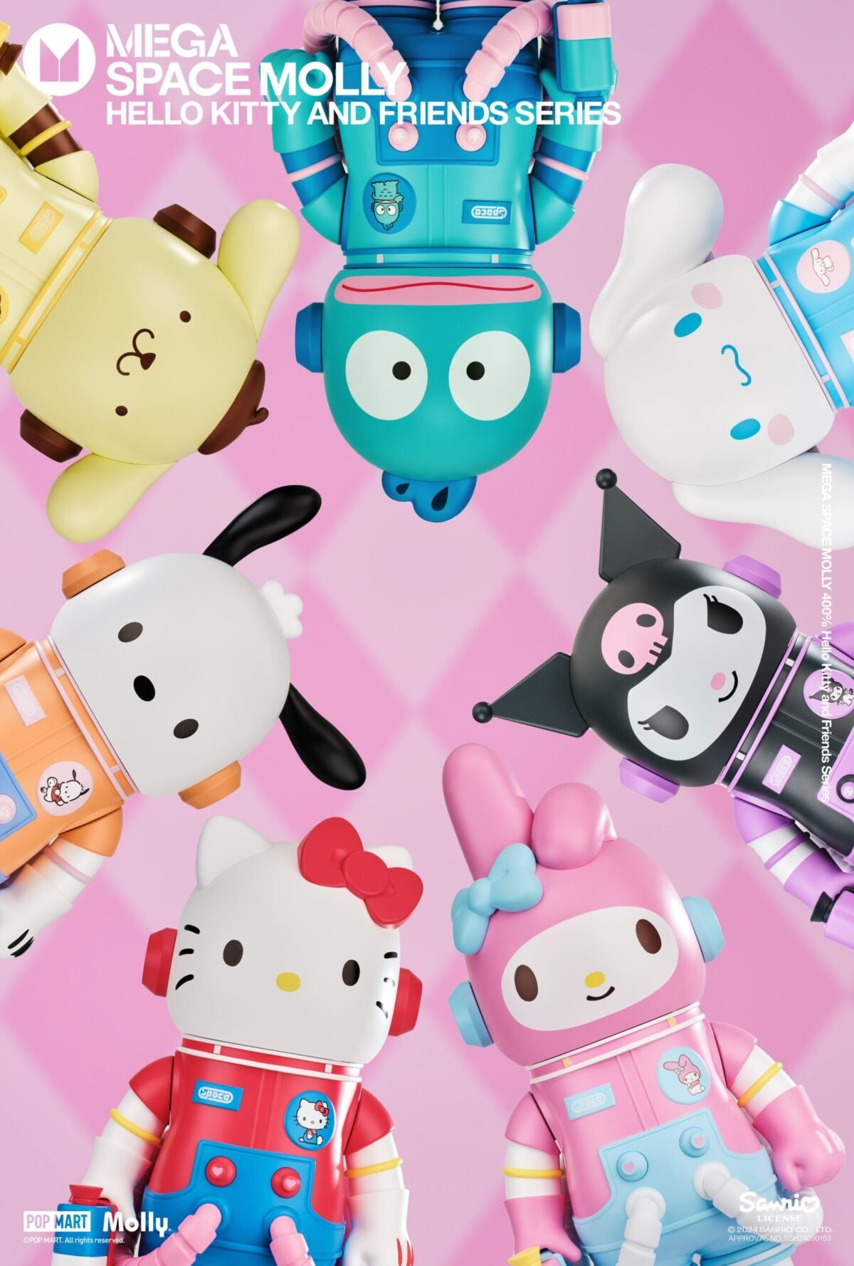 Pre-Order POP MART MEGA SPACE MOLLY 400% Sanrio Characters Series - Bild 1