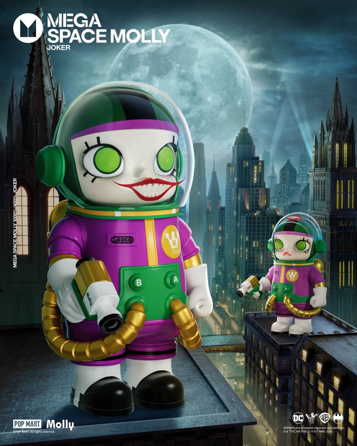 POP MART MEGA SPACE MOLLY 1000% JOKER - Bild 1