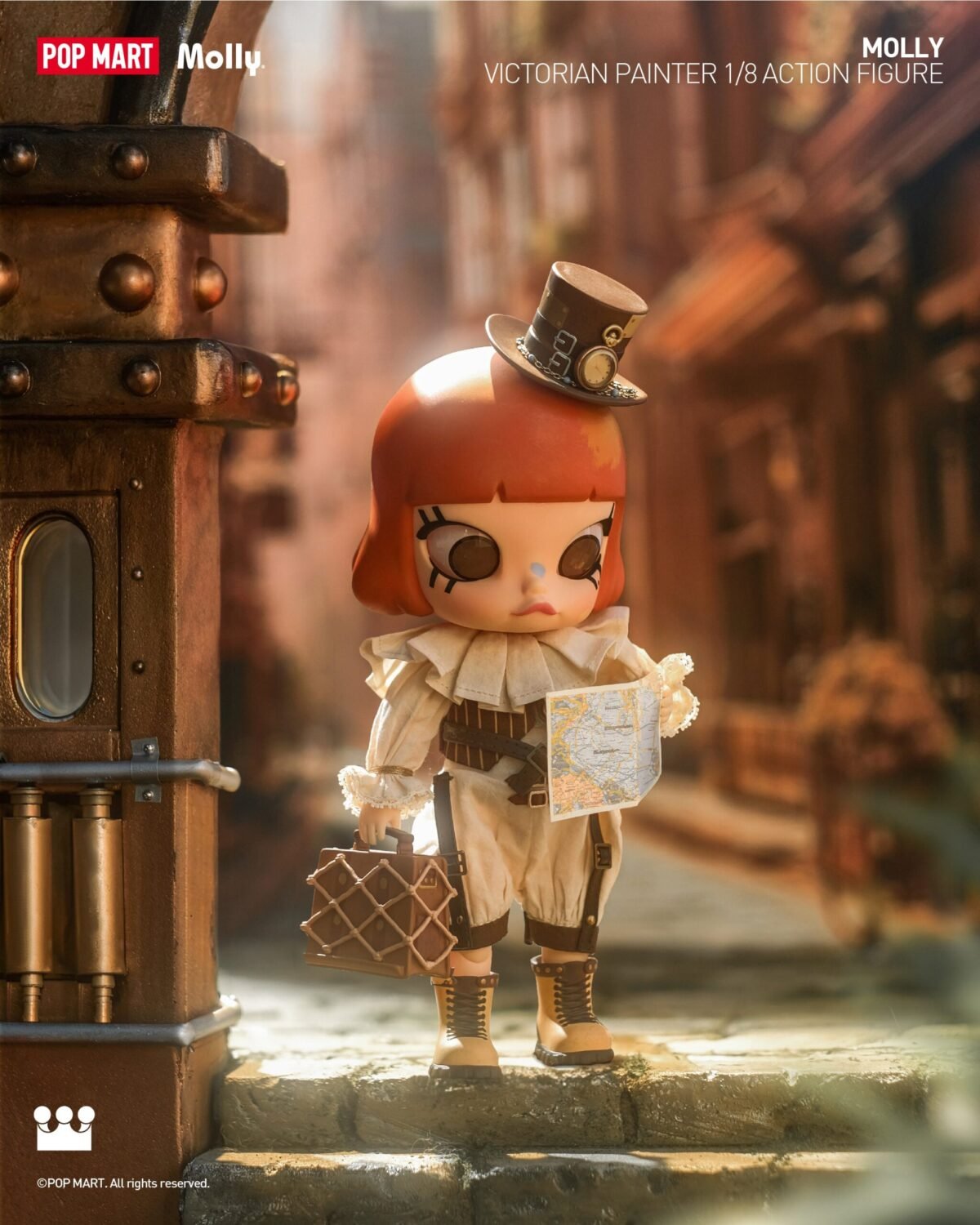 POP MART MOLLY Victorian Painter 1/8 Action Figure - Bild 6
