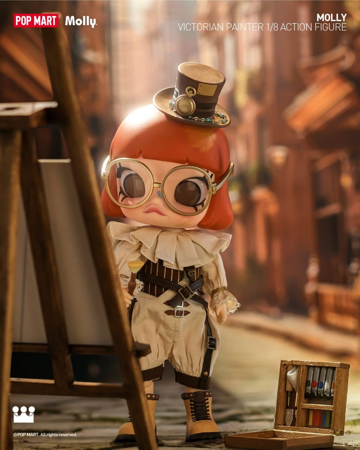 POP MART MOLLY Victorian Painter 1/8 Action Figure - Bild 1