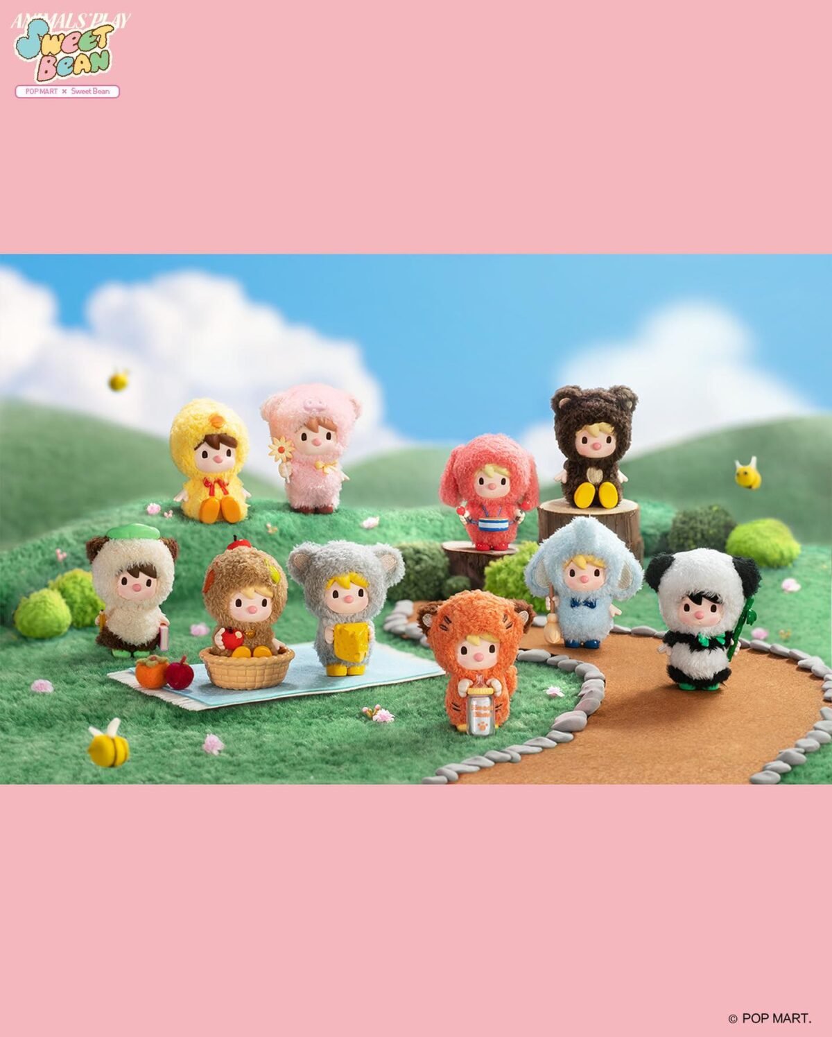 POP MART Sweet Bean Animals' Playing Series - Bild 2