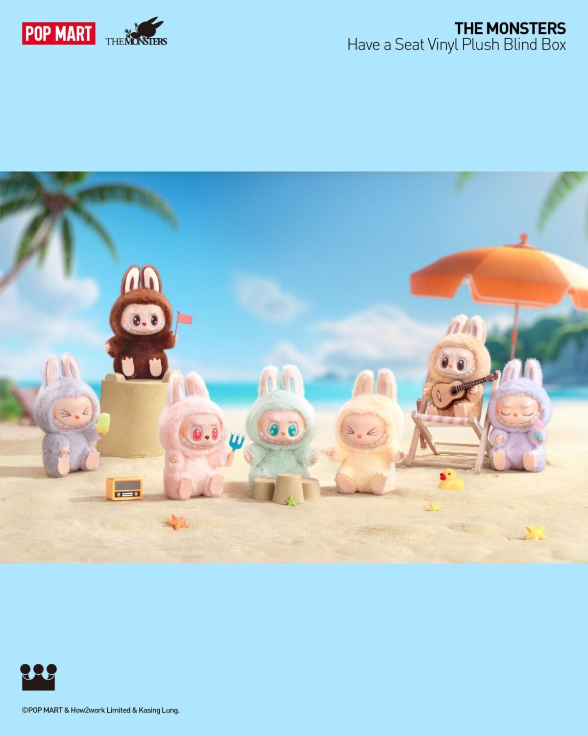 POP MART THE MONSTERS - Have a Seat Vinyl Plush Blind Box - Bild 2