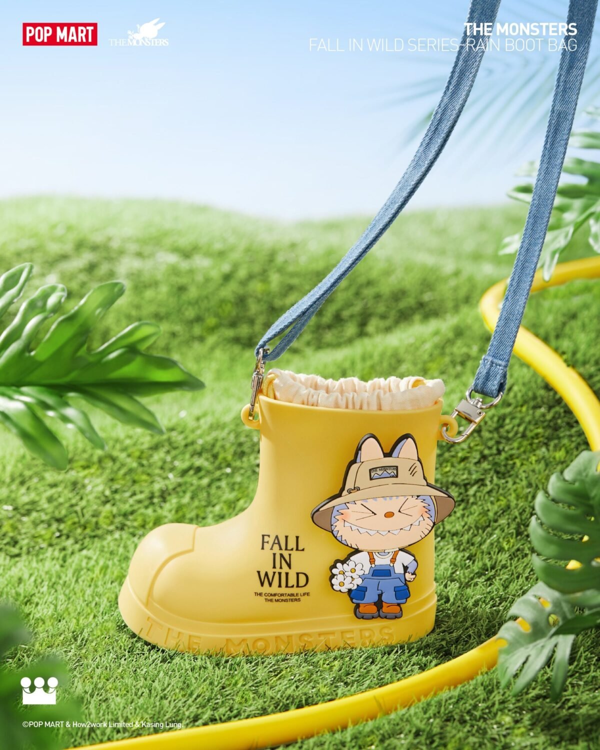 POP MART THE MONSTERS FALL IN WILD SERIES-Rain Boot Bag - Bild 3