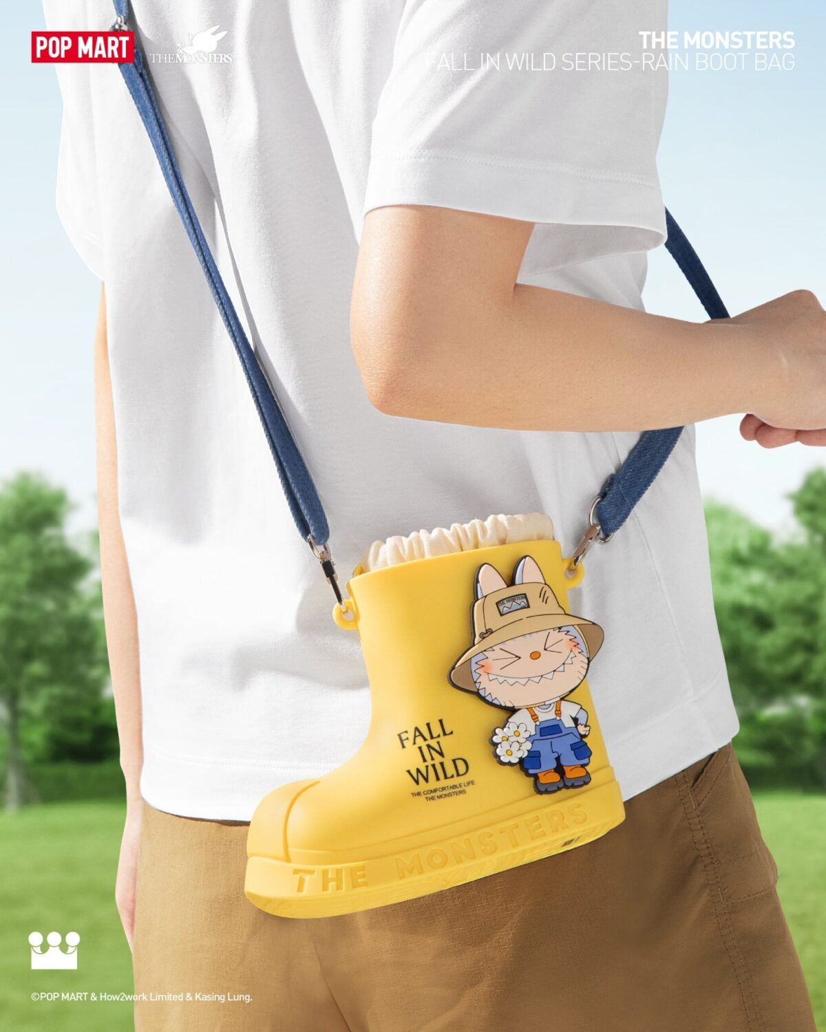 POP MART THE MONSTERS FALL IN WILD SERIES-Rain Boot Bag - Bild 1