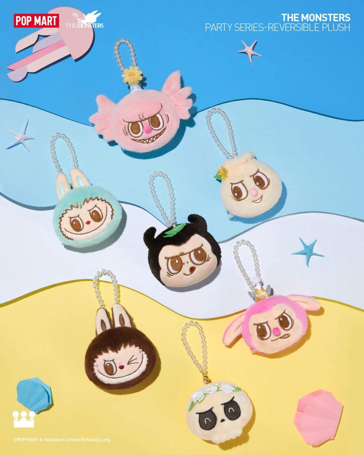 POP MART THE MONSTERS Party Series-Reversible Plush - Bild 4