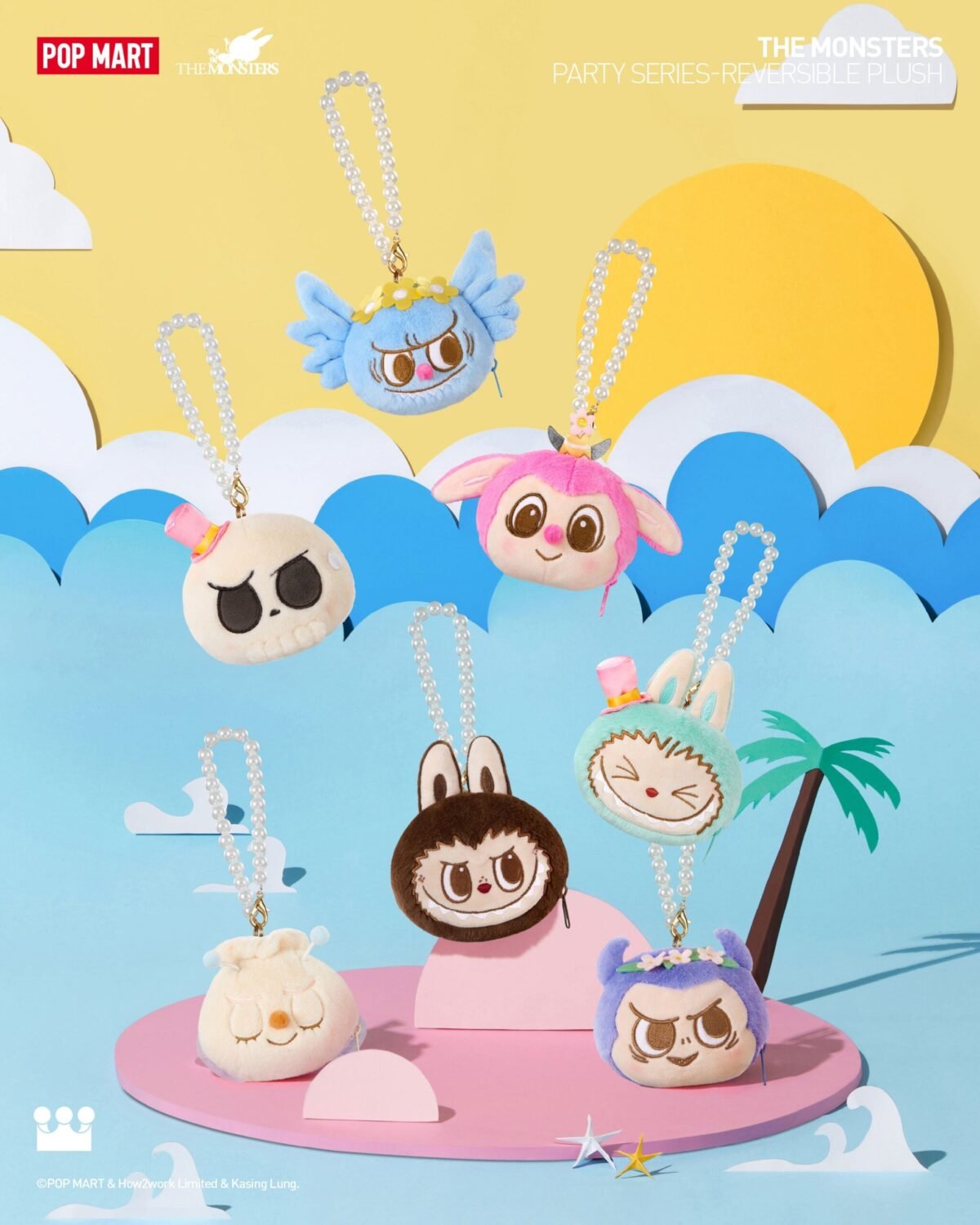 POP MART THE MONSTERS Party Series-Reversible Plush - Bild 1