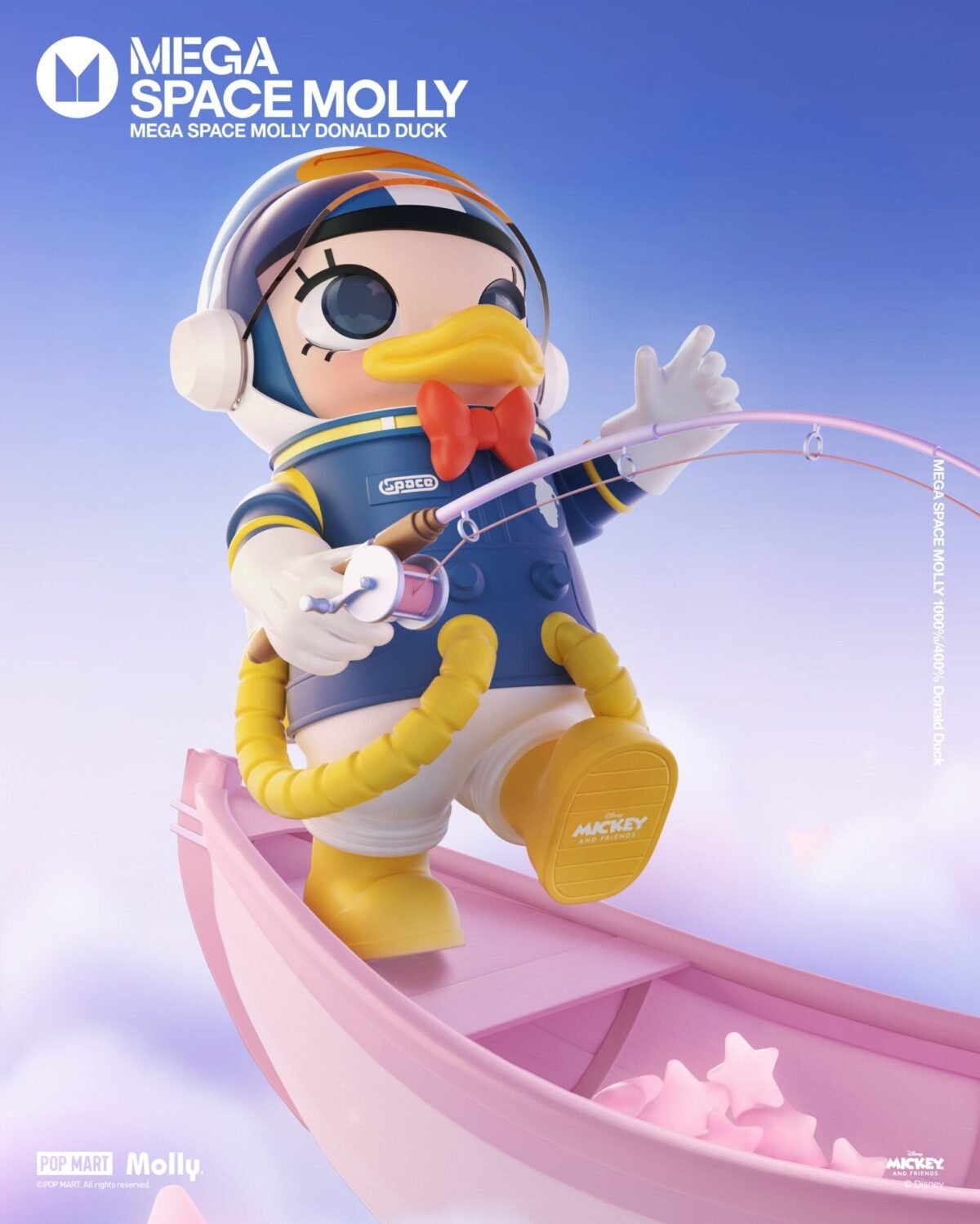 POP MART MEGA SPACE MOLLY 400% Donald Duck - Bild 1